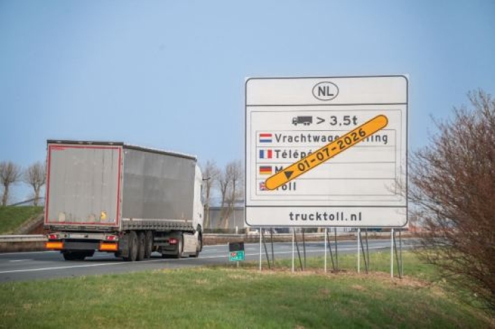 Países Bajos introduce el peaje para camiones en julio de 2026