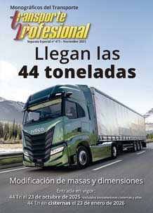Llegan las 44 toneladas