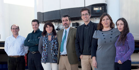 Equipo de la central de Madrid