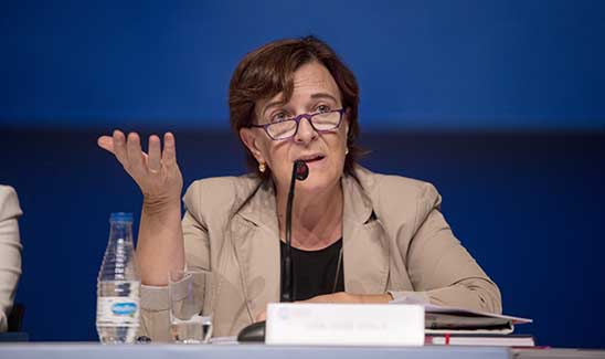 La representante del Partido Socialista Europeo y miembro de la Comisión de Transporte en el Parlamento Europeo, Inés Ayala