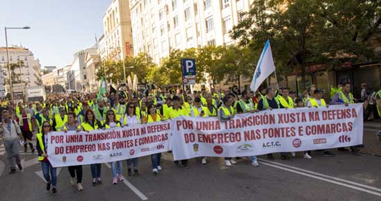 Transporte del carbón de Galicia