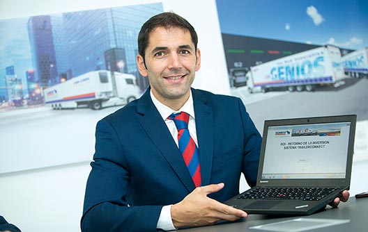 Juan Usón responsable del departamento de Telematics de Schmitz Cargobull Ibérica