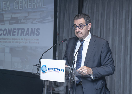 Carmelo González, durante su intervención