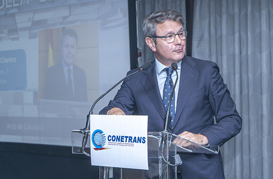 José Antonio Santano clausura la asamblea de Conetrans