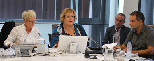 Transporte Profesional Aintzane Oiarbide, diputada Infraestructuras Viarias