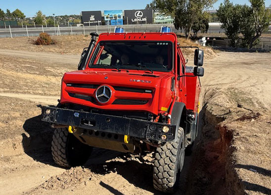 Aniversario Mercedes-Benz Trucks Conducción off road con el Unimog