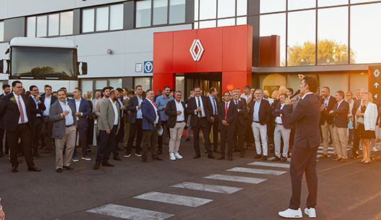 Inauguración sede Renault Trucks Momento de la inauguración