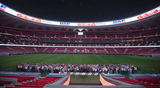 Presentación en el estadio Metropolitano de Madrid eventodaf2