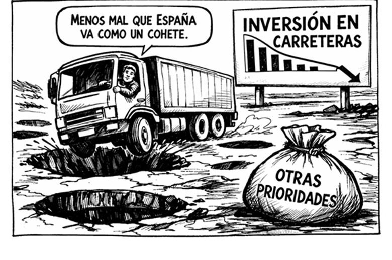 viñeta carreteras web