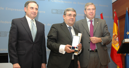 La Confederación de Empresarios de Navarra concede su medalla de oro a J.M Ayesa