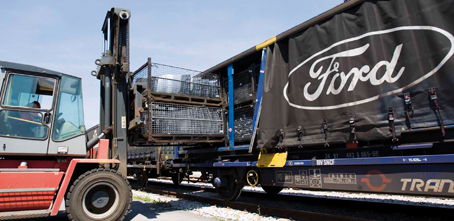 ofrecen transporte combinado carretera-ferrocarril 