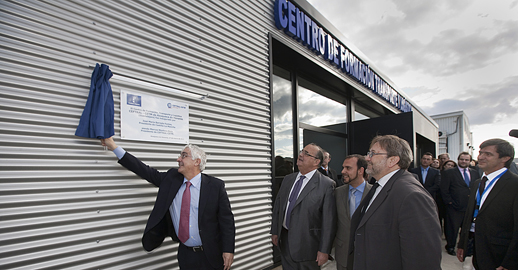 inauguración del primer Centro de Formación para el Transporte y la Logística en la localidad manchega de Azuqueca de Henares