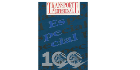 Portada Transporte Profesional en su número 100.