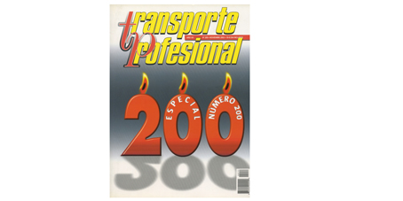 Portada Transporte Profesional en su número 200.