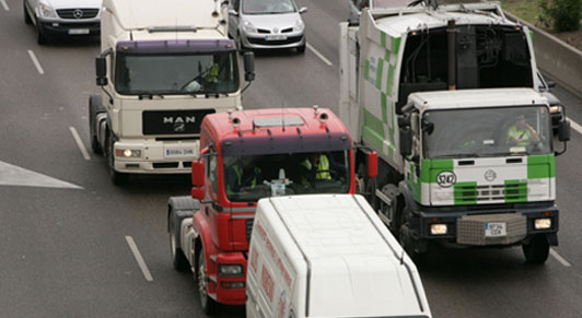 Paro patronal en el transporte