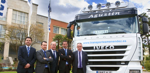 entrega del camión Iveco Stralis 25.000