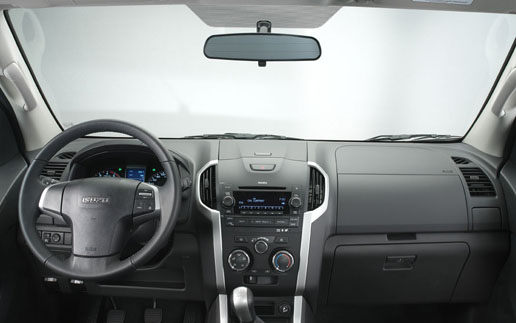 Interior del Isuzu D-Max