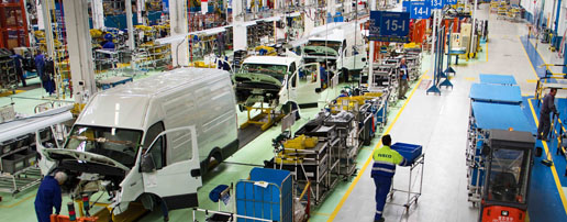 La fabrica de Iveco en Valladolid produce la furgoneta Daily