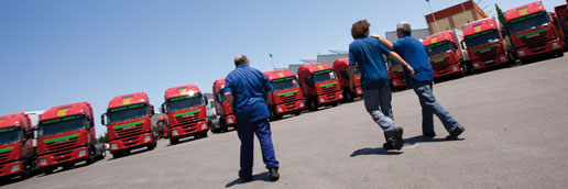 Camiones de transporte de mercancías por carretera