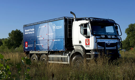 Renault Trucks con el Programa Mundial de Alimentos