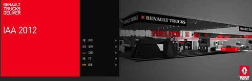 Página web de Renault Trucks para la IAA