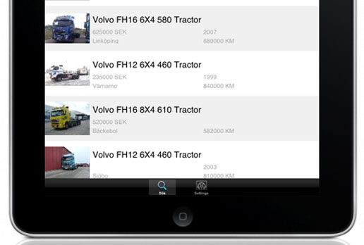 Truck Finder de Volvo Trucks