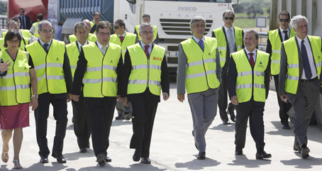 Blanco visita las obras de las líneas de alta velocidad Badajoz-Lisboa y Madrid-Cuenca-Valencia/Albacete