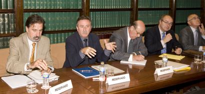 Francisco Espinosa en el Comité Nacional de Transporte por Carretera