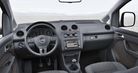 interior 4ª generación volkswagen Caddy