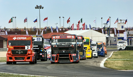 carreras de camiones en el circuito de Albacete