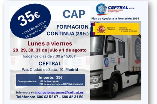 Curso CAP de CEFTRAL