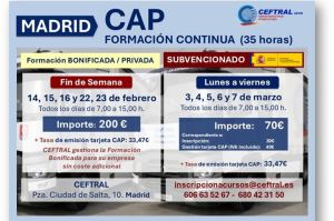 Cursos CAP de CEFTRAL