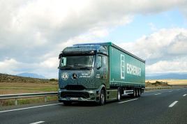 Transportes Echemar pone a prueba el primer camión eActros 600 que llega a España