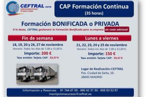 Cursos CAP de CEFTRAL