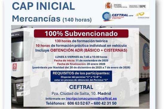 Curso CAP de CEFTRAL