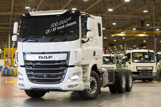 DAF 100.000 en la fábrica de Leyland