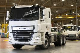 DAF 100.000 en la fábrica de Leyland