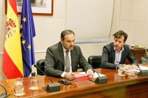 José Luis Abalos, en la reunión de ministros de Transporte de la UE