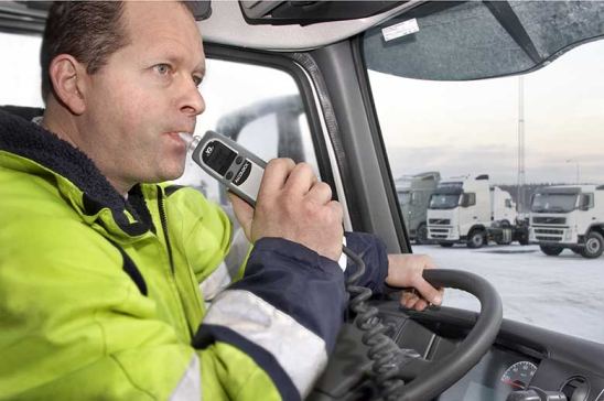 Prueba de alcohol en conductores