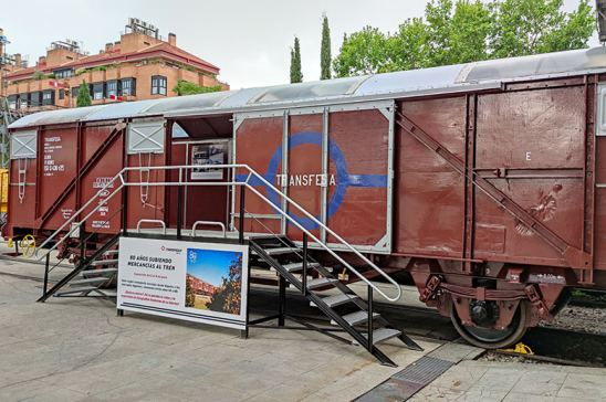 Transfesa en el Museo del Ferrocarril de Madrid