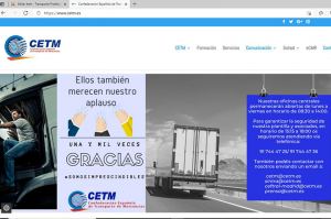 Página de inicio de CETM