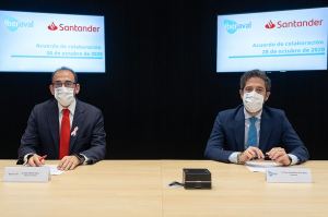 Acuerdo Iberaval y Banco Santander