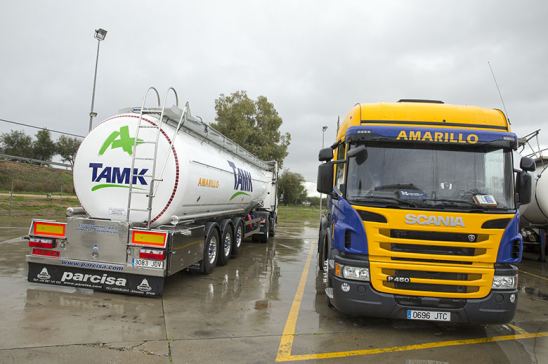 Flota de transporte Cisternas Amarillo