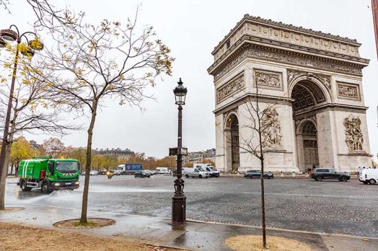 El Arco del Triunfo en París