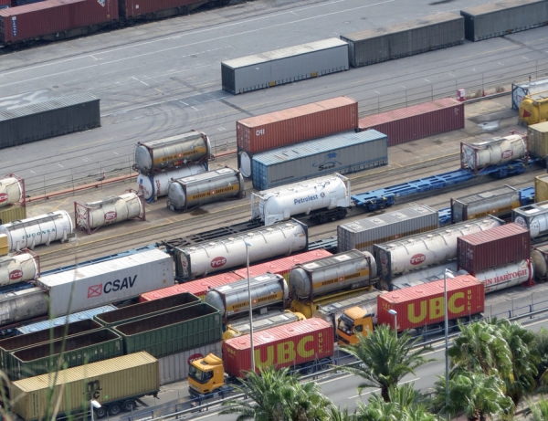 Transporte ferroviario de mercancías