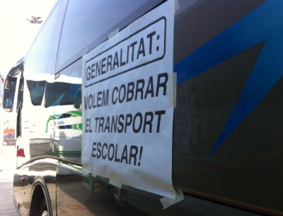 protesta transporte escolar