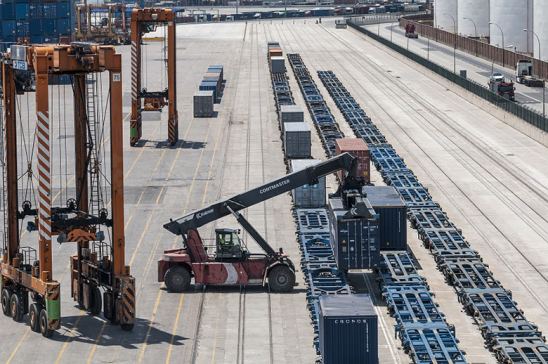 Terminal de contenedores ferroviarios