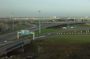 Autopista en Bruselas (Bélgica)