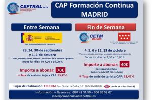 Cursos CAP de CEFTRAL