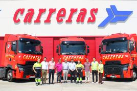Carreras Grupo Logístico incorpora 145 nuevos camiones Renault Trucks T High